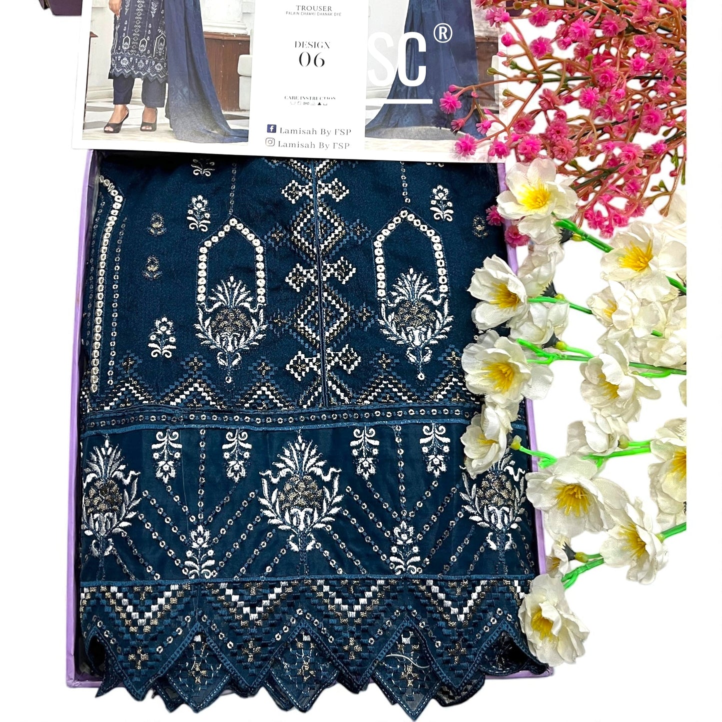 Gul Bahaar Fancy Ladies Premium Winter Suit - GBF3 Haseeb Sarwar Clothing - Premium Clothing Store