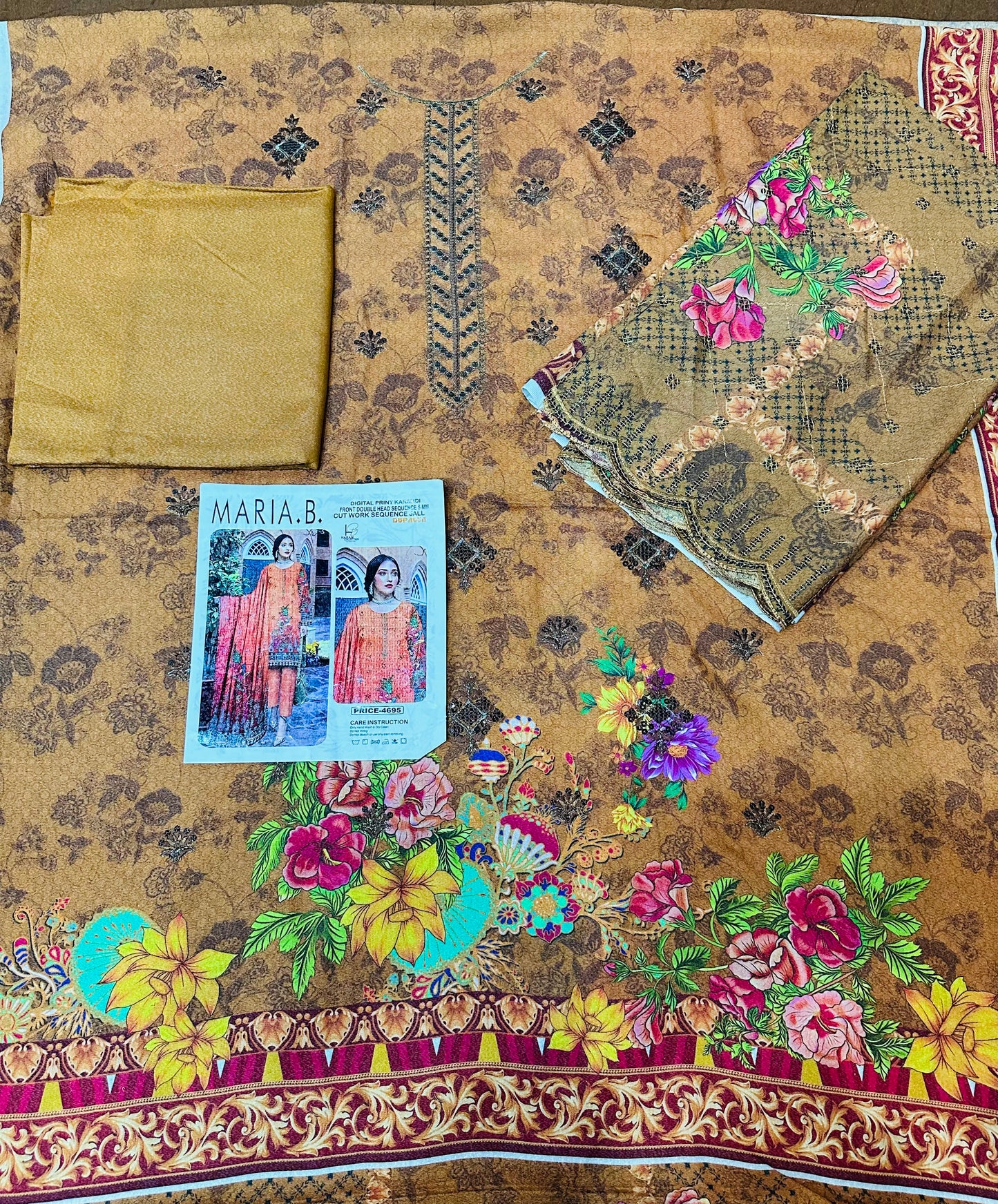 Embro Plus Sitari Karandi Suit For Ladies - MRBK1 HSC