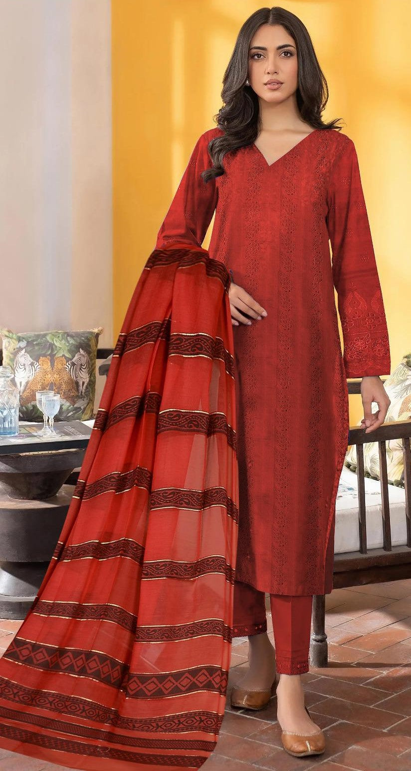 Chiken Kaari Premium Embroidered Suit For Ladies - CKD5