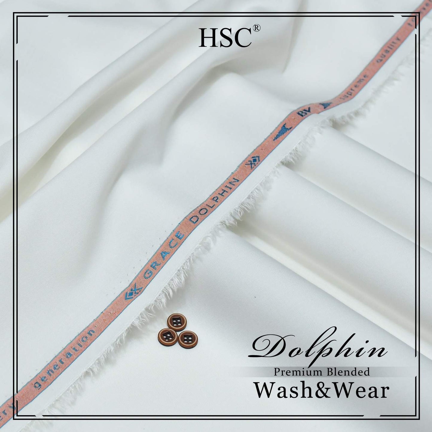 Dolphin Blended Premium Wash&Wear HSC BLENDED