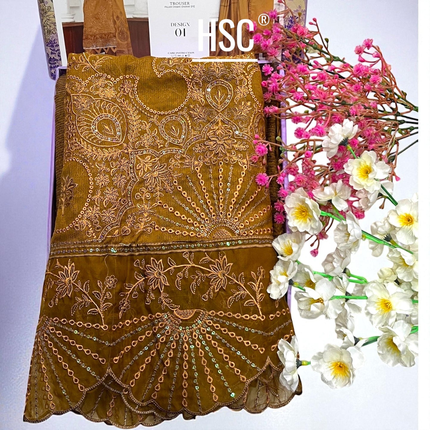 Gul Bahaar Fancy Ladies Premium Winter Suit - GBF6 Haseeb Sarwar Clothing - Premium Clothing Store