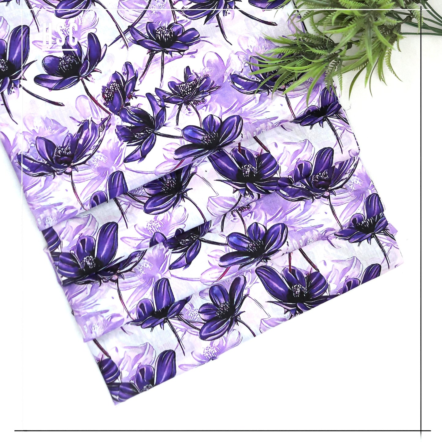 Premium 2 Pc Pure Lawn For Ladies - PL12 HSC