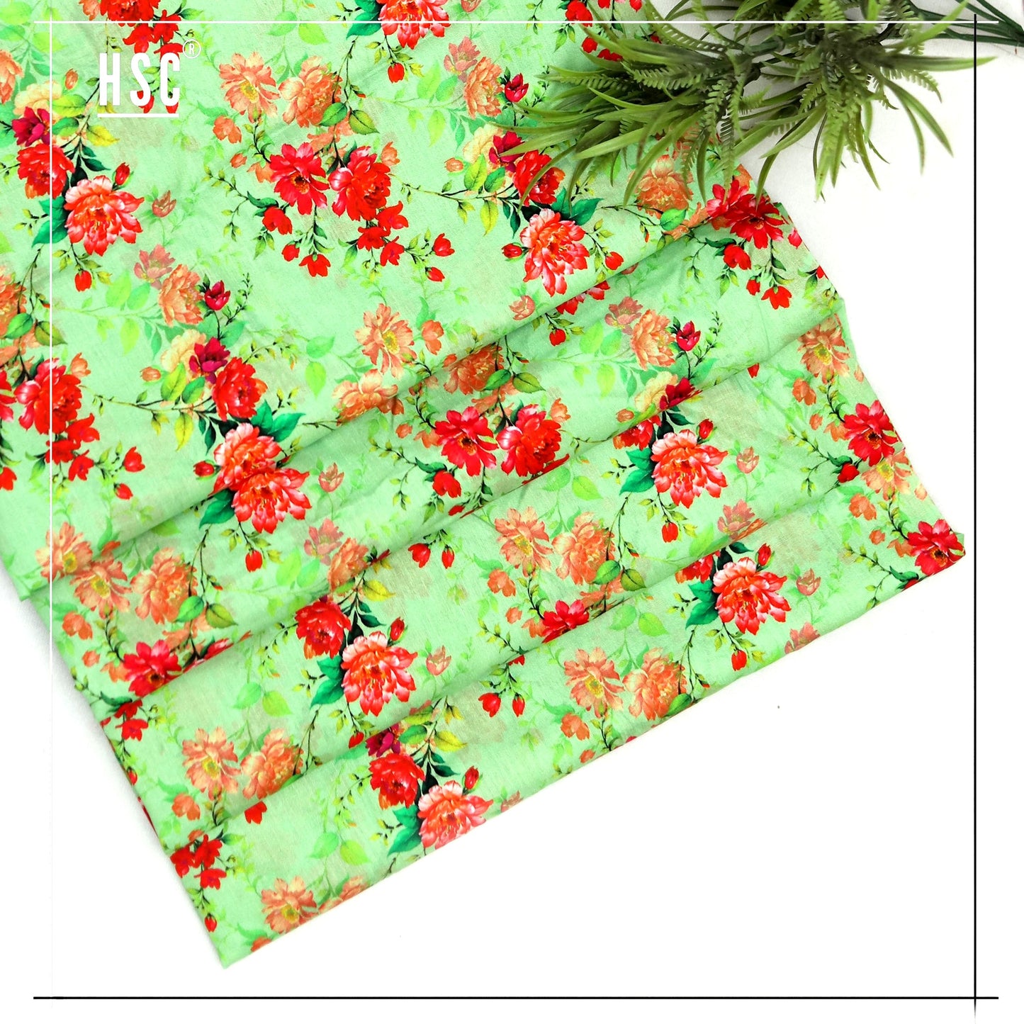 Premium 2 Pc Pure Lawn For Ladies - PL25 HSC