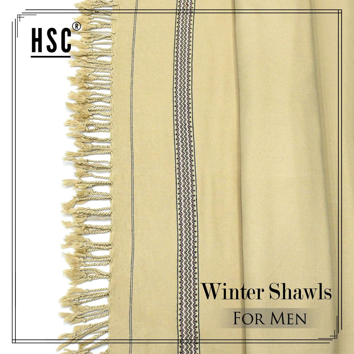 Winter Shawl For Men - WSF27 HSC ROYAL