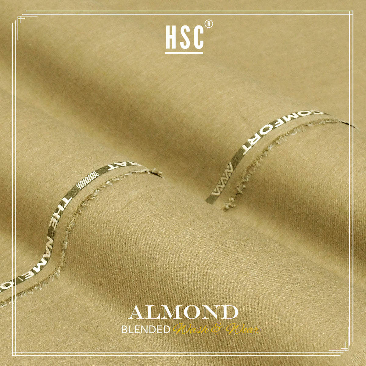 Buy1 Get 1 Free Almond Blended Super Fine Wash&Wear - AB21 HSC