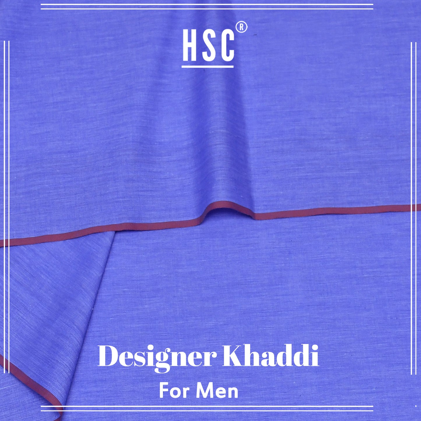 Pure Cotton Designer Khaddi For Men - DK9 HSC