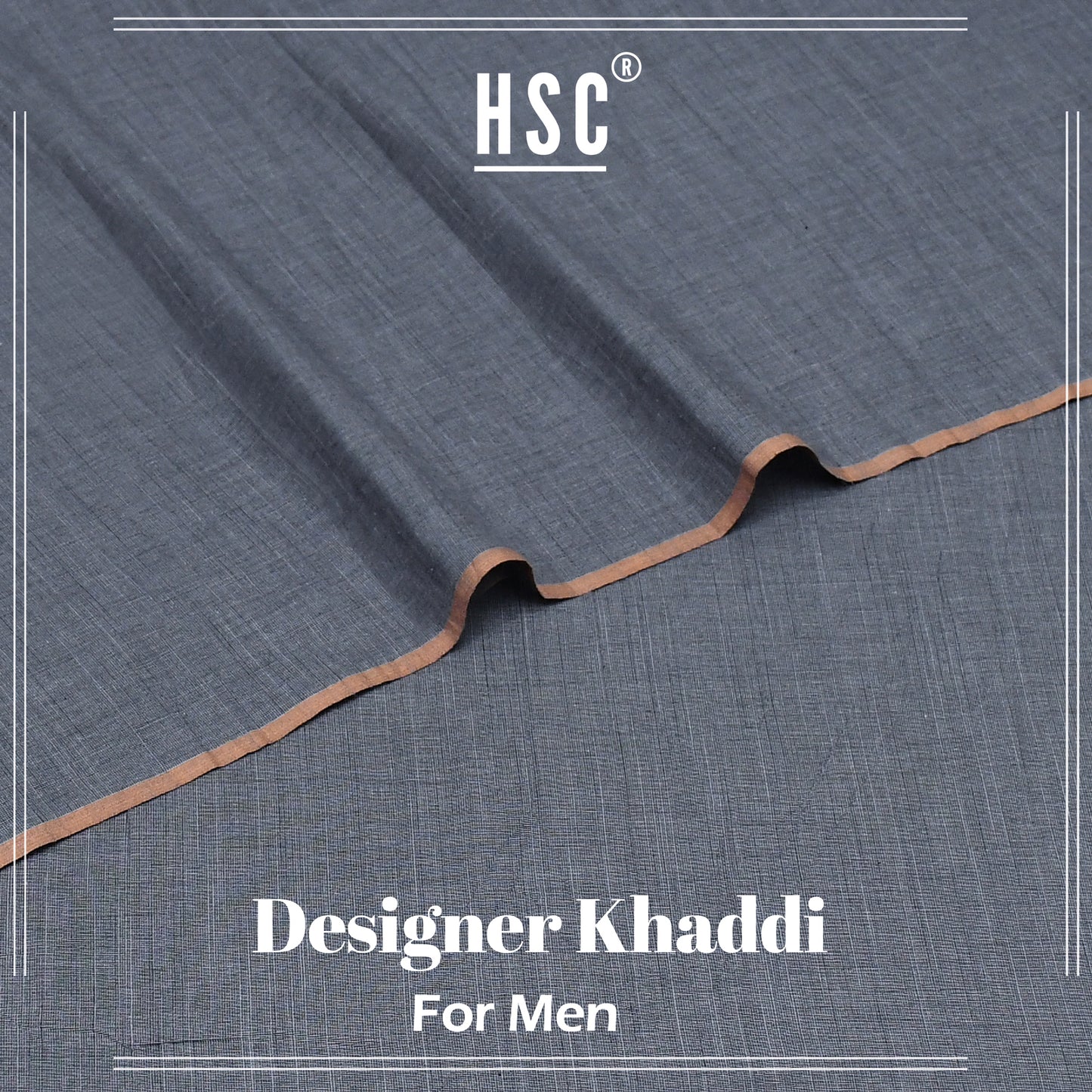 Pure Cotton Designer Khaddi For Men - DK8 HSC