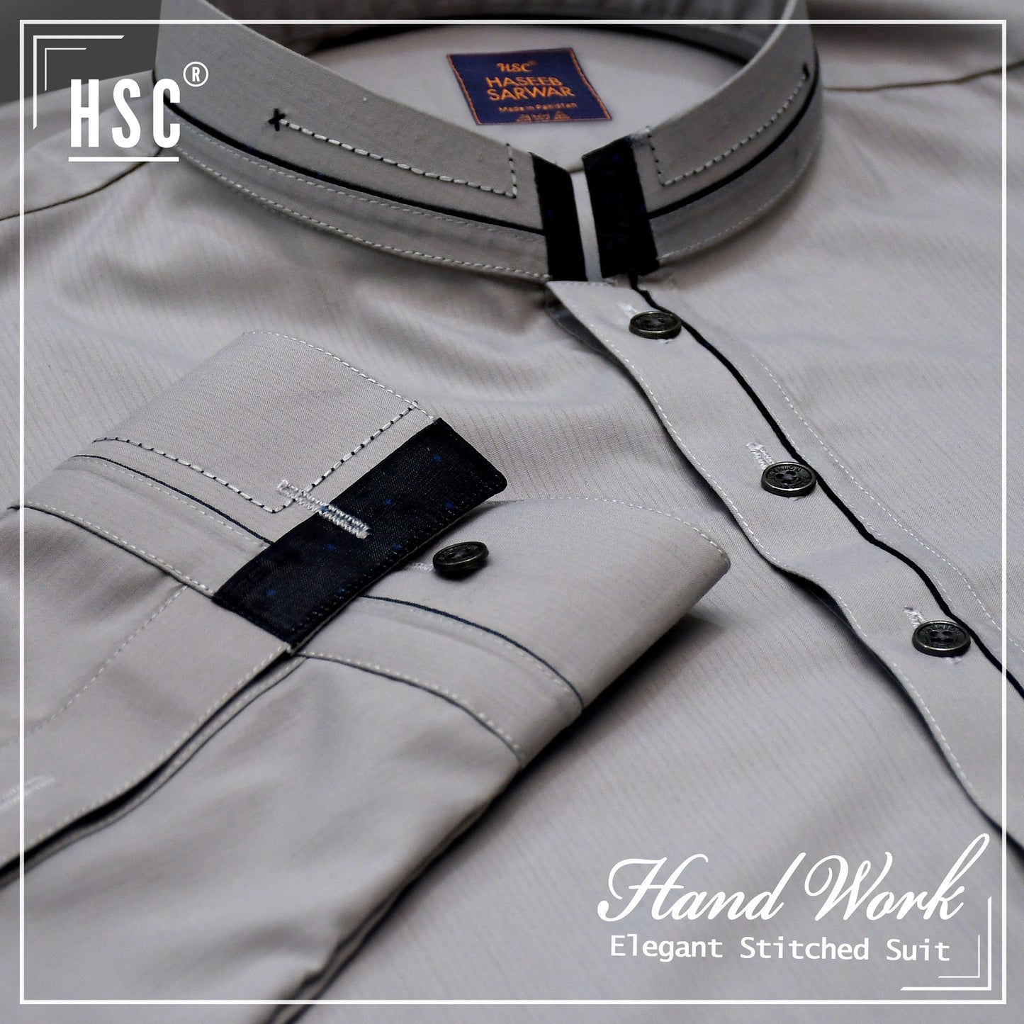 Elegant Ready To Wear Stitched Suit For Men - RTW18