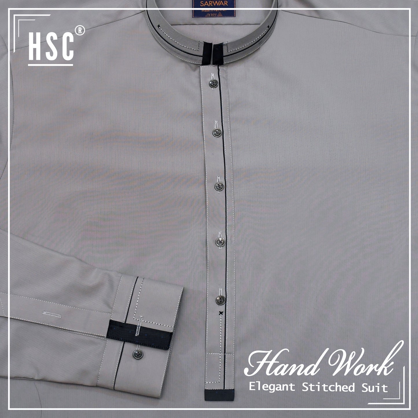Elegant Ready To Wear Stitched Suit For Men - RTW18
