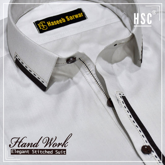 Elegant Ready To Wear Stitched Suit For Men - RTW6 HSC Ready To Wear