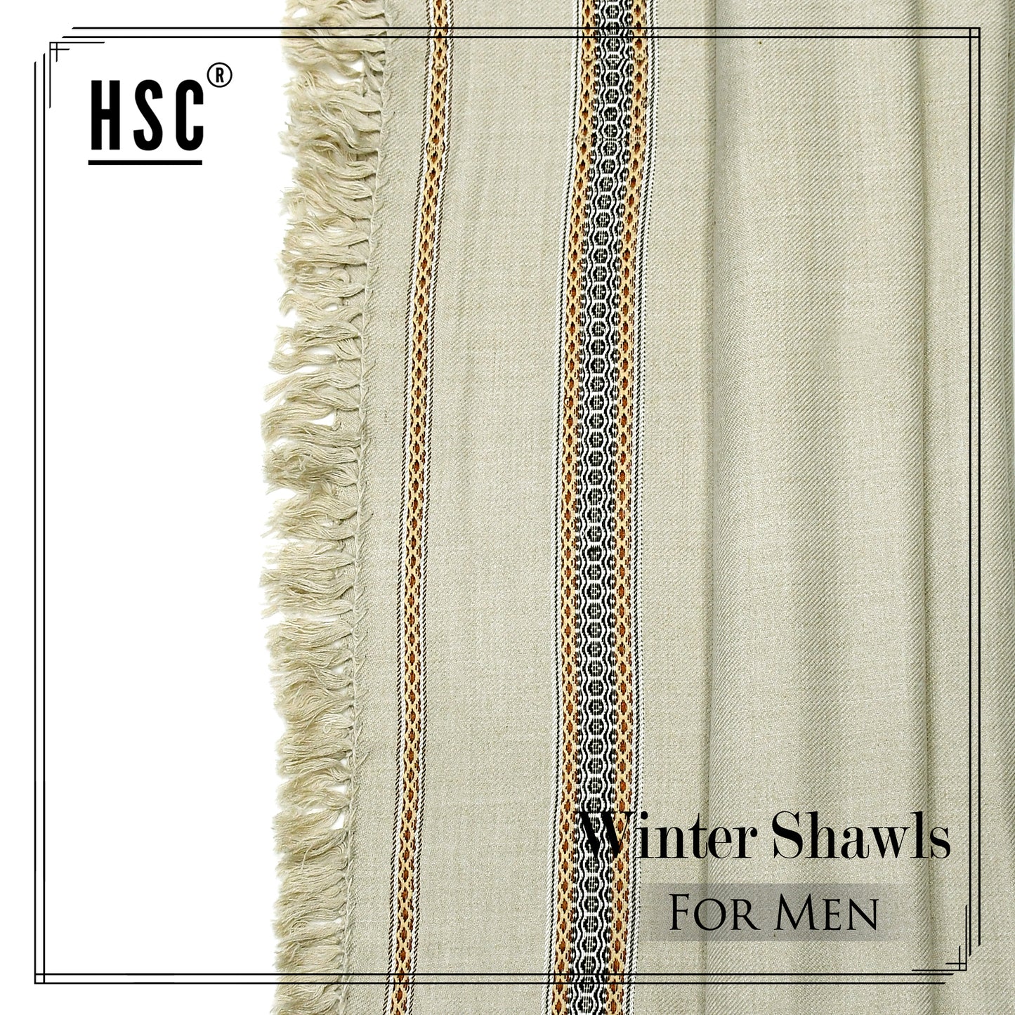 Winter Shawl For Men - WSF20