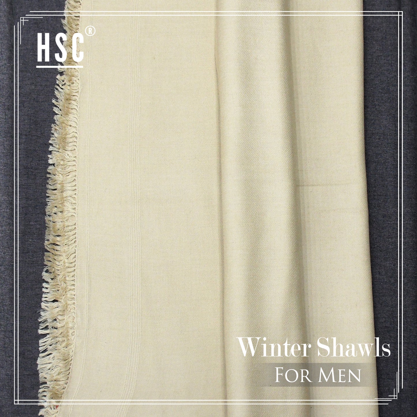 Winter Shawl For Men - WSF7