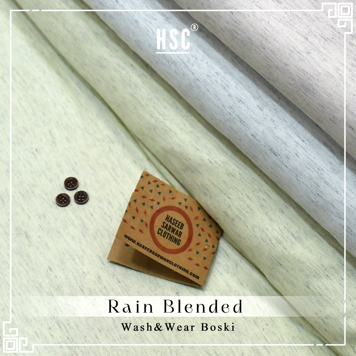 Rain Blended Wash&Wear Boski For Men Buy 1 Get 1 Free Offer! Haseeb