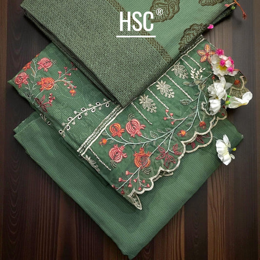 Gul Bahaar Fancy Ladies Premium Winter Suit - GBF5 Haseeb Sarwar Clothing - Premium Clothing Store