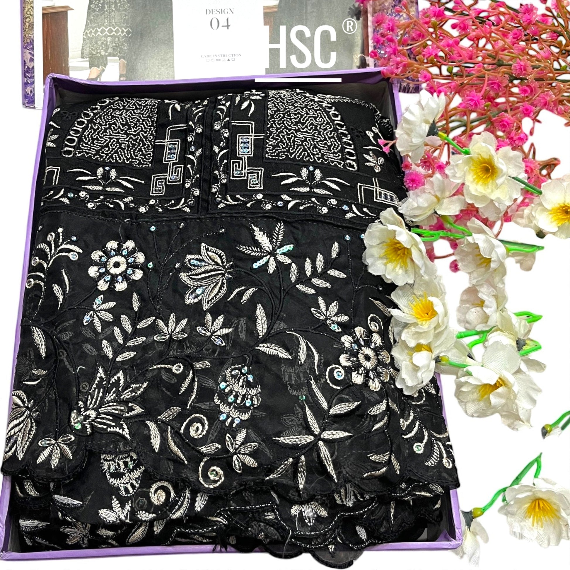 Gul Bahaar Fancy Ladies Premium Winter Suit - GBF4 Haseeb Sarwar Clothing - Premium Clothing Store