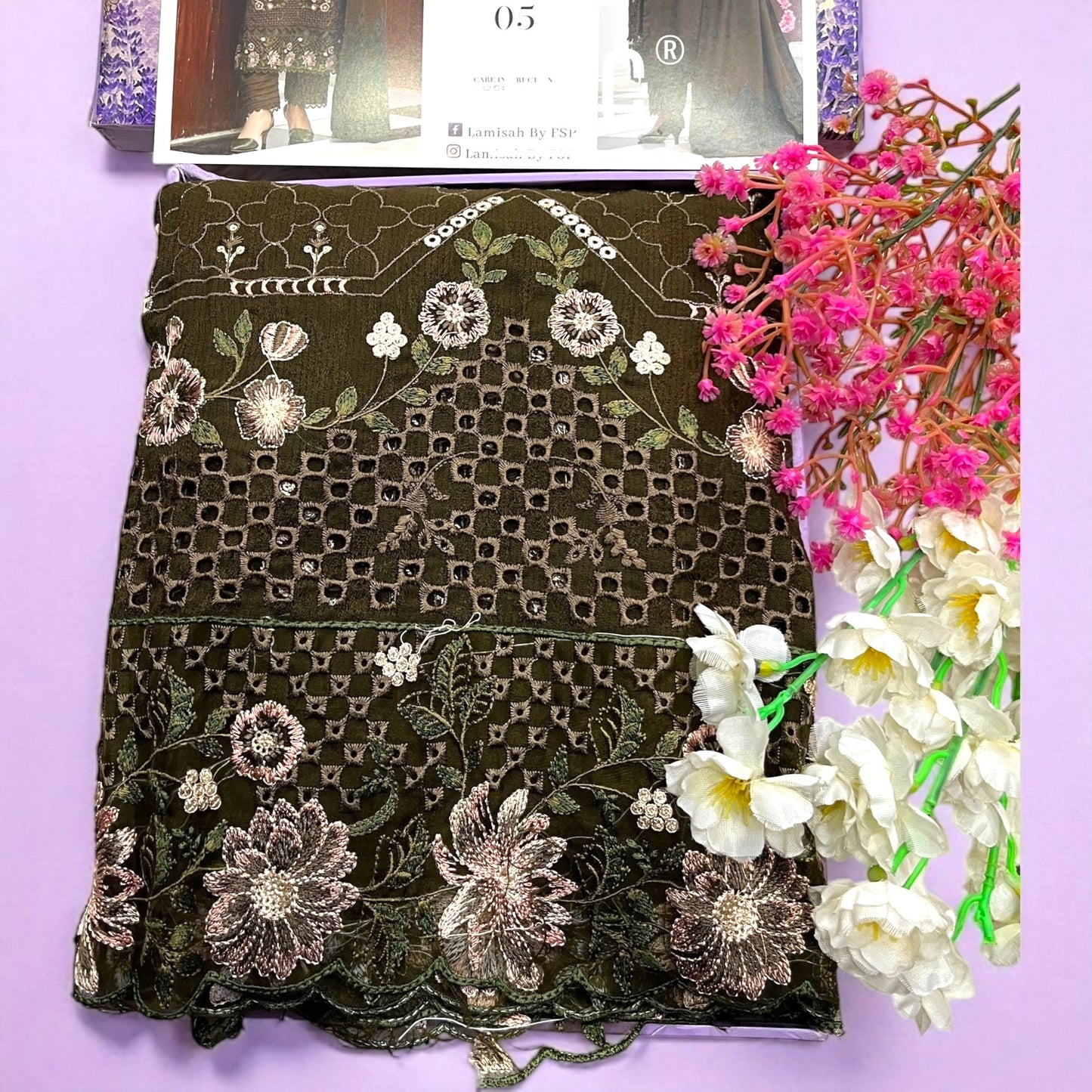 Gul Bahaar Fancy Ladies Premium Winter Suit - GBF2 Haseeb Sarwar Clothing - Premium Clothing Store