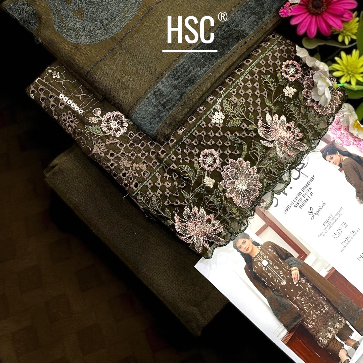 Gul Bahaar Fancy Ladies Premium Winter Suit - GBF2 Haseeb Sarwar Clothing - Premium Clothing Store