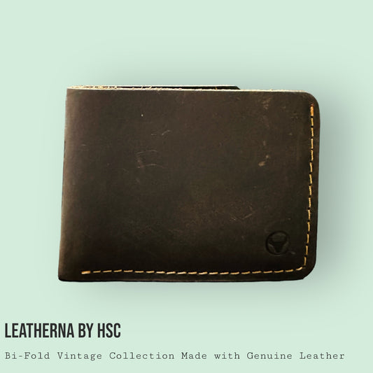 Genuine Leather Wallet For Men Leatherna by HSC