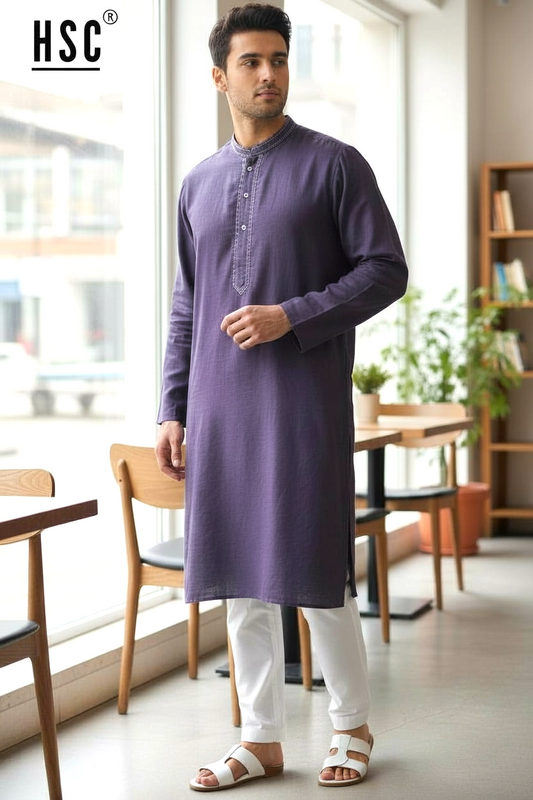 Elegant Ready To Wear Stitched Kurta For Men - RTW65 HSC Ready To Wear