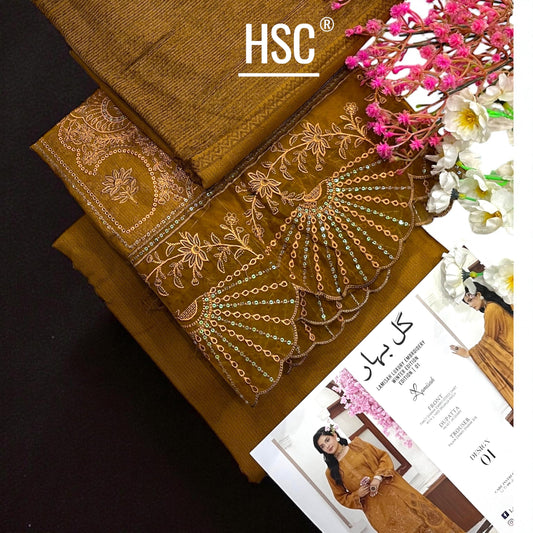 Gul Bahaar Fancy Ladies Premium Winter Suit - GBF6 Haseeb Sarwar Clothing - Premium Clothing Store