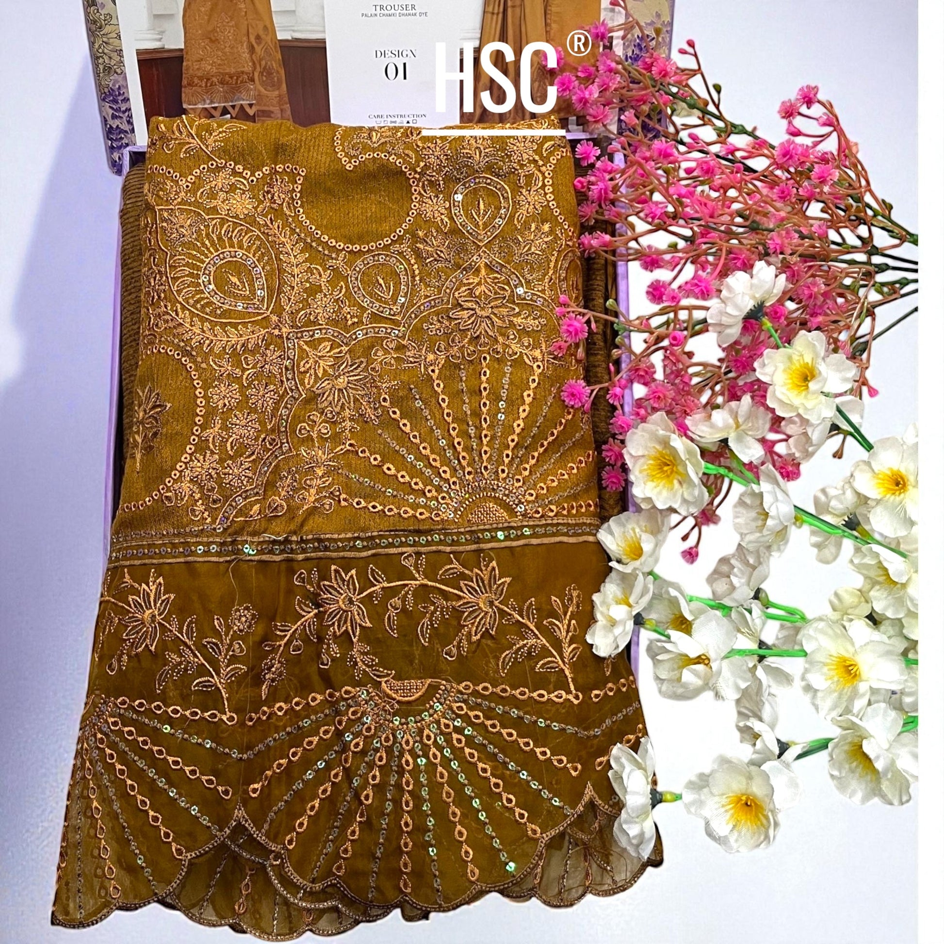 Gul Bahaar Fancy Ladies Premium Winter Suit - GBF6 Haseeb Sarwar Clothing - Premium Clothing Store