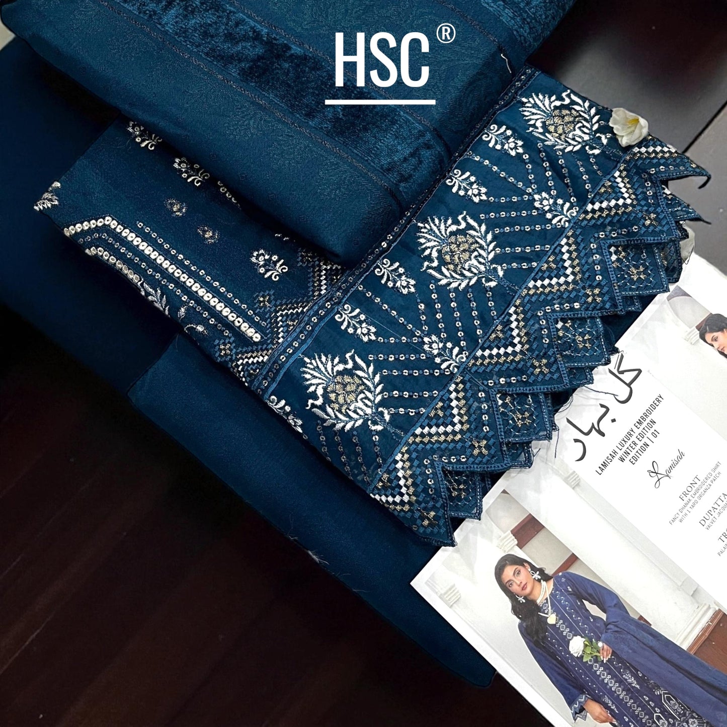 Gul Bahaar Fancy Ladies Premium Winter Suit - GBF3 Haseeb Sarwar Clothing - Premium Clothing Store