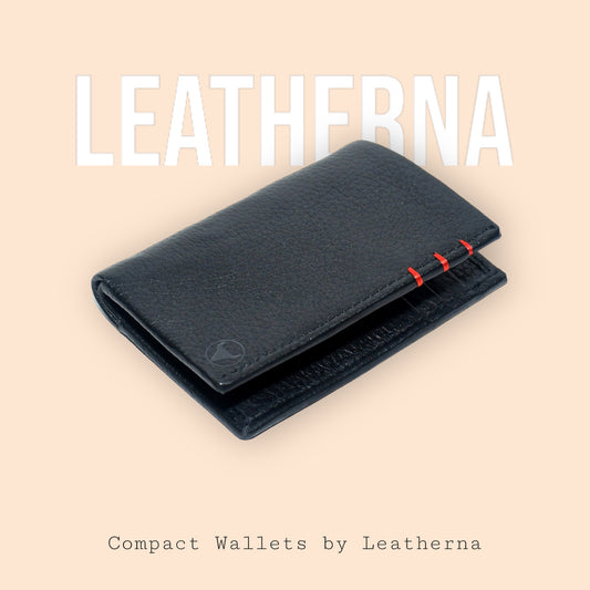 Compact Genuine Leather Wallet Leatherna by HSC