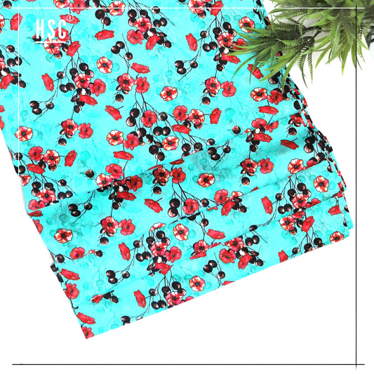 Premium 2 Pc Pure Lawn For Ladies - PL6 HSC