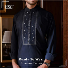 Load image into Gallery viewer, Ready To Wear Premium Embro Shalwar Kameez For Men - RTWEB2 HSC Ready To Wear
