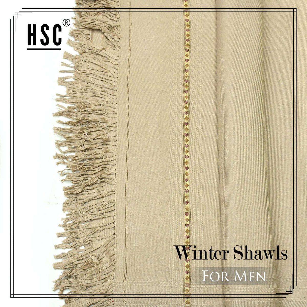 Winter Shawl For Men - WSW9 HSC ROYAL