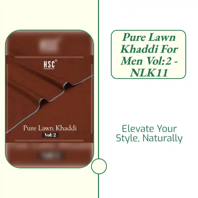 Pure Lawn Khaddi For Men Vol:2 - NLK11 by@Outfy