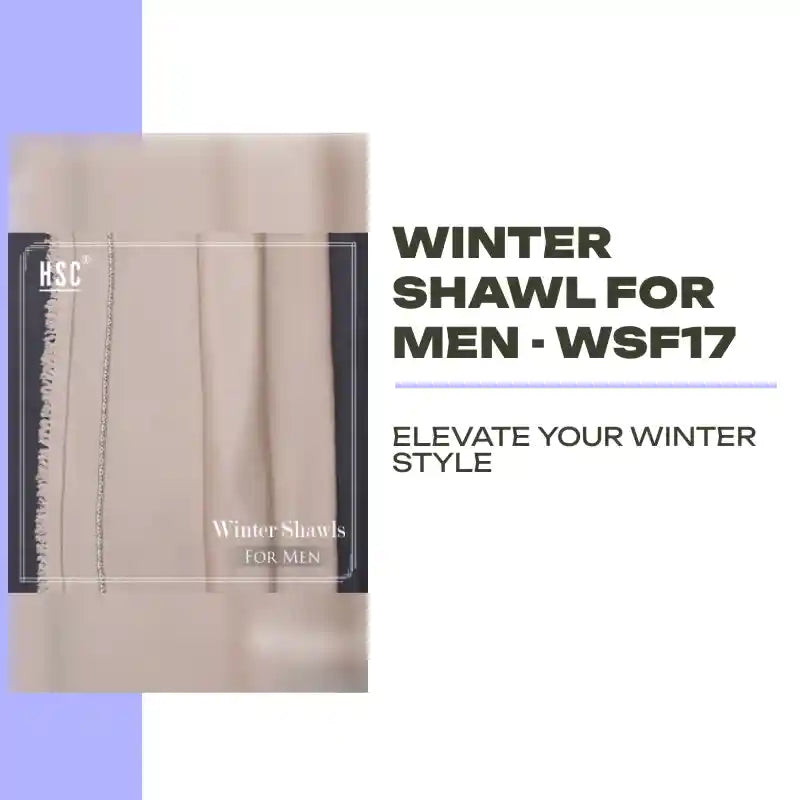Winter Shawl For Men - WSF17 by@Outfy