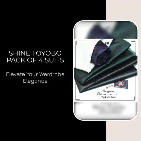 Shine Toyobo Pack of 4 Suits by@Outfy