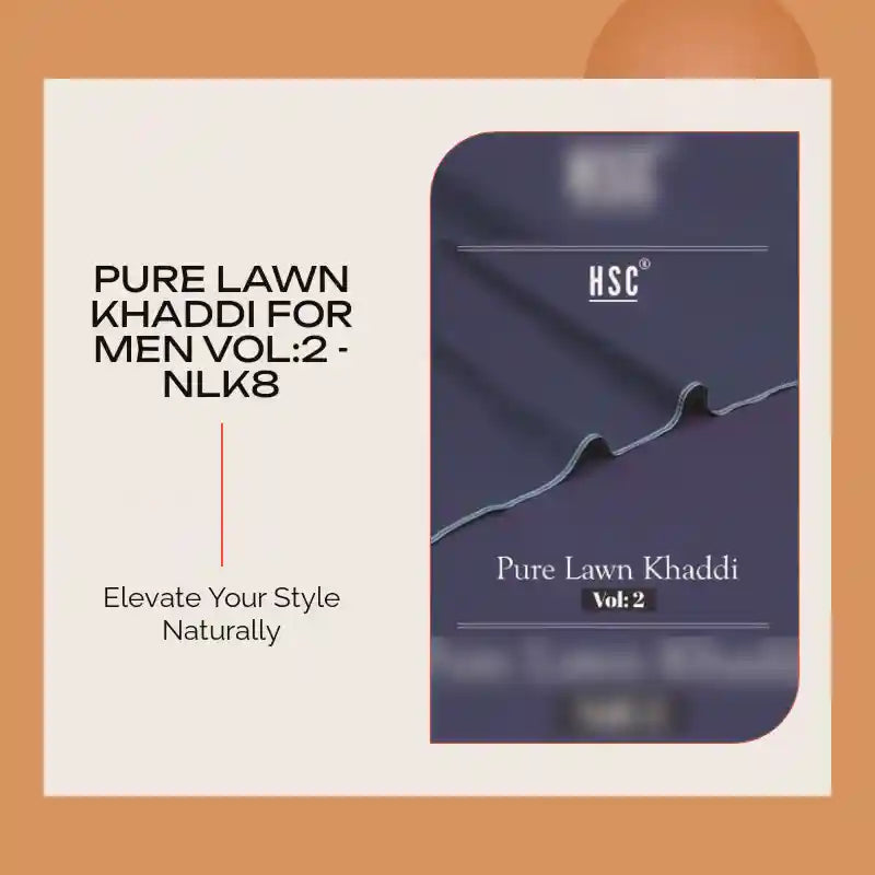 Pure Lawn Khaddi For Men Vol:2 - NLK8 by@Outfy