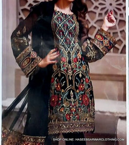 JZ Winter Linen Embro Suit For Ladies