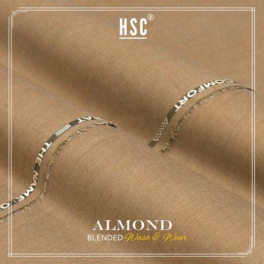 Buy1 Get 1 Free Almond Blended Super Fine Wash&Wear - AB12 HSC