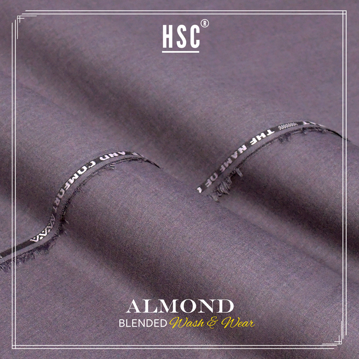 Buy1 Get 1 Free Almond Blended Super Fine Wash&Wear - AB14 HSC