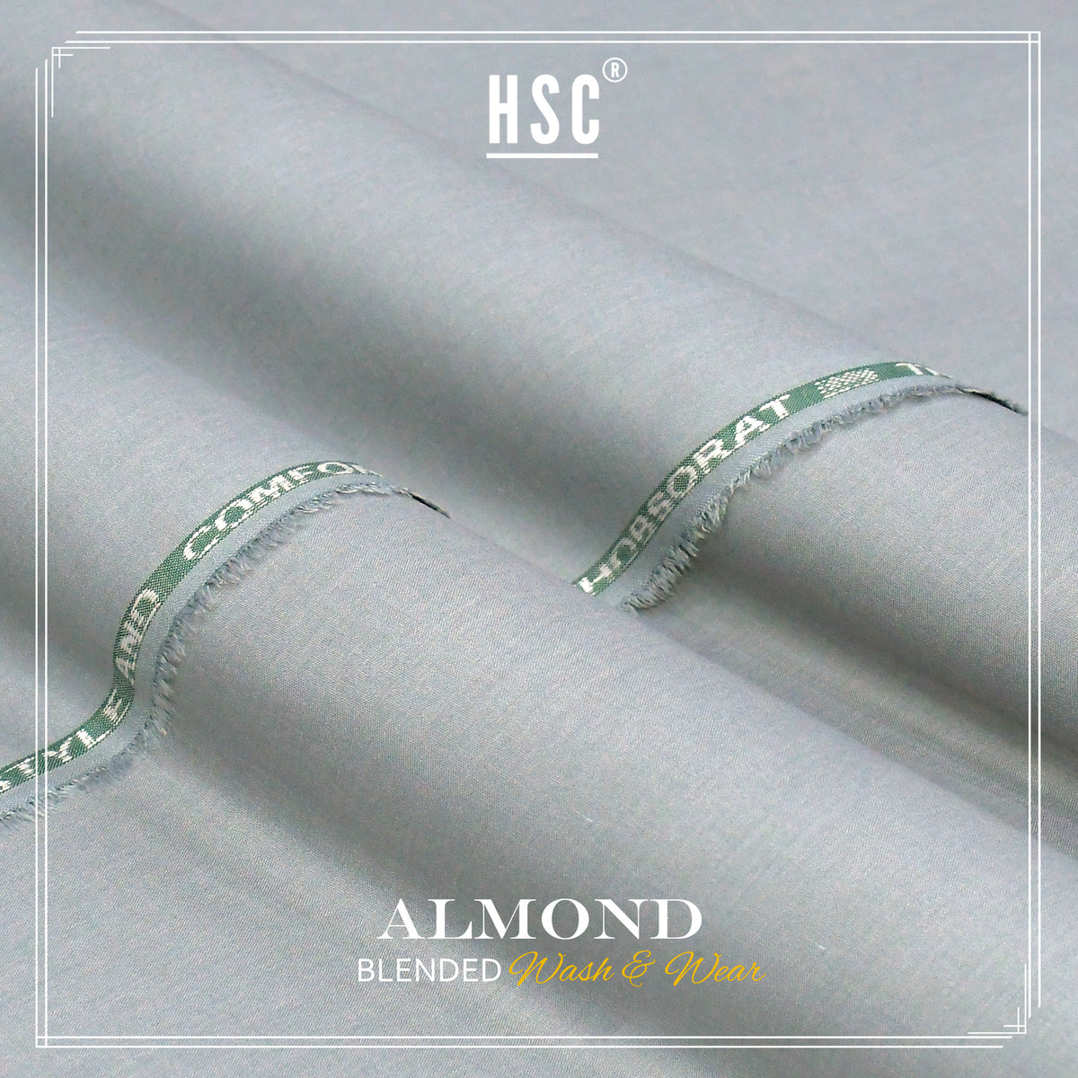 Buy1 Get 1 Free Almond Blended Super Fine Wash&Wear - AB15 HSC