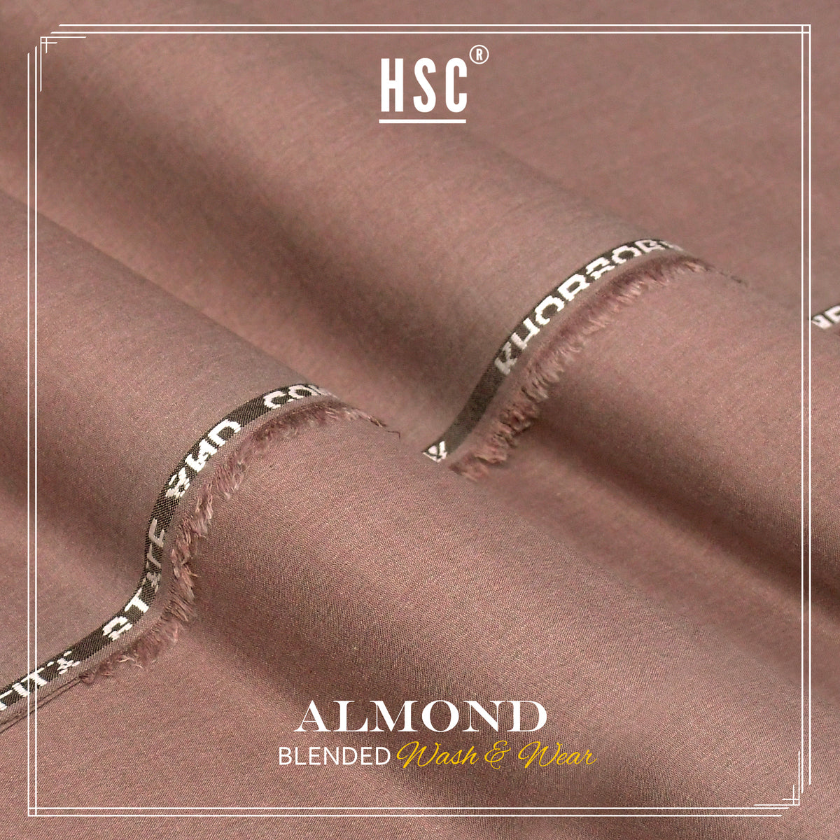 Buy1 Get 1 Free Almond Blended Super Fine Wash&Wear - AB16 HSC