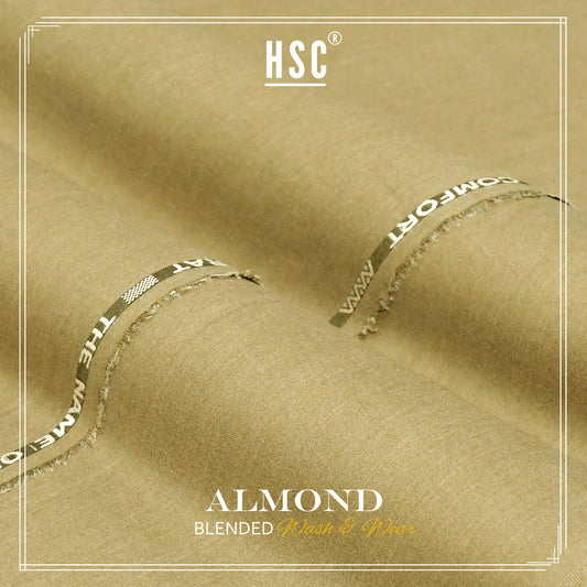 Buy1 Get 1 Free Almond Blended Super Fine Wash&Wear - AB21 HSC