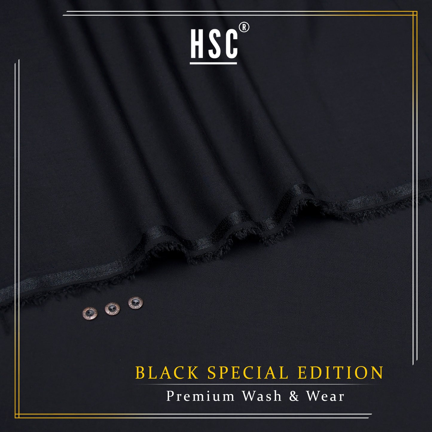 Special Black Wash&Wear - Buy1 Get1 Free HSC