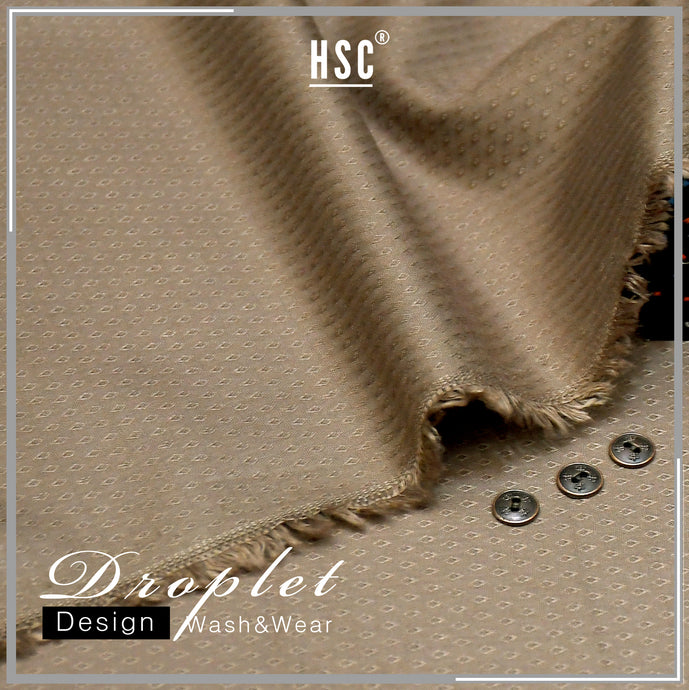 Buy 1 Get 1 Free Droplet Jacquard Design Wash&Wear - DDW3 HSC BLENDED