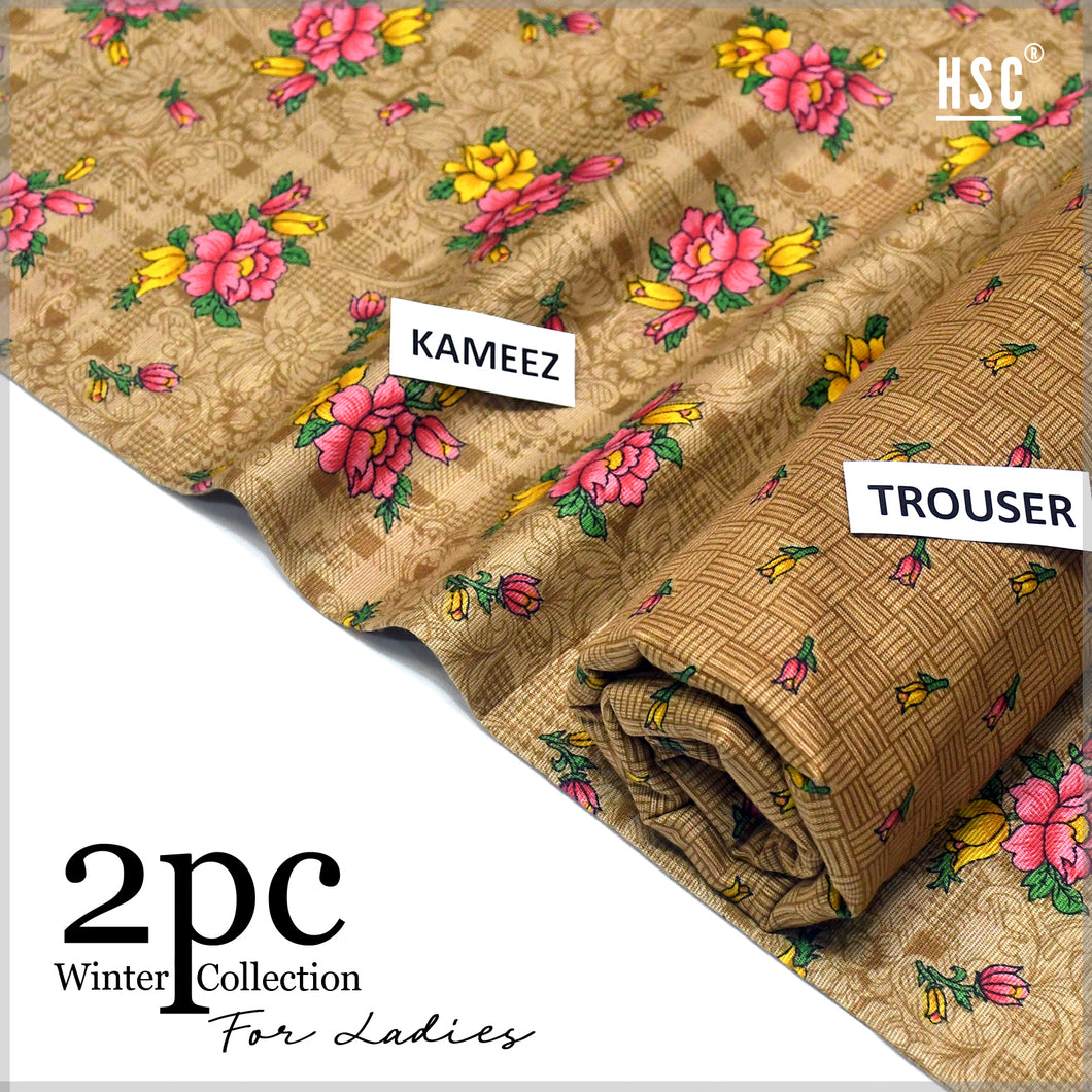Buy 1 Get 1 Free Linen 2Pc Suit For Ladies - LC12 HSC