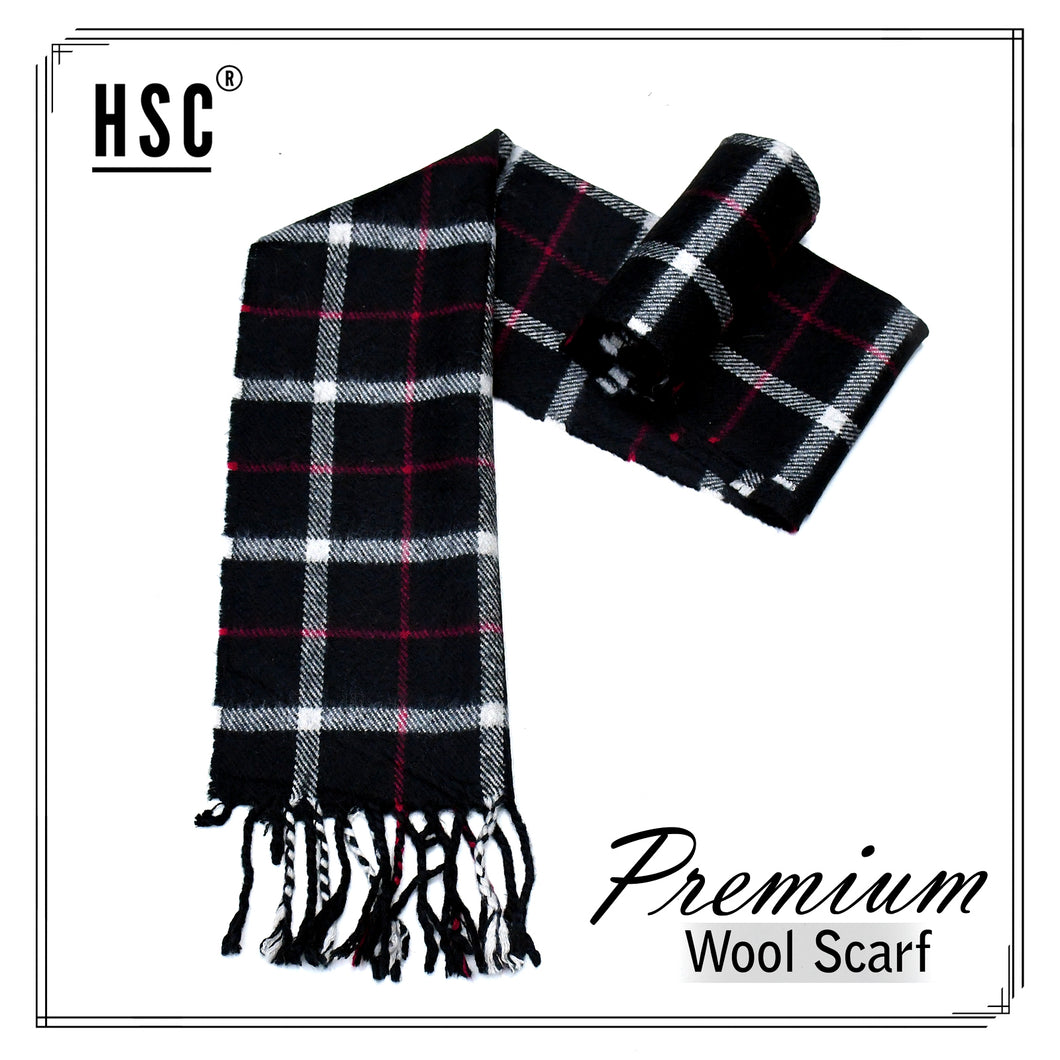 Premium Wool Scarves - PWS163 HSC ROYAL