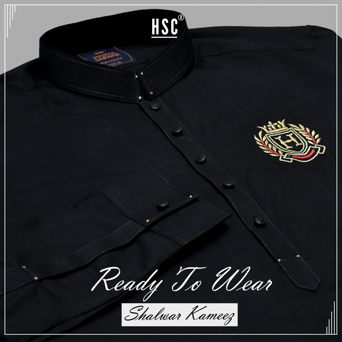 Elegant Ready To Wear Stitched Suit For Men - RTW60 HSC Ready To Wear