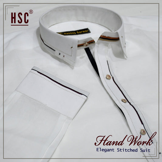 Elegant Ready To Wear Stitched Suit For Men - RTW12