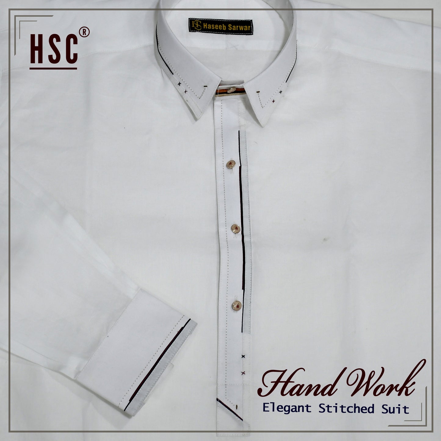 Elegant Ready To Wear Stitched Suit For Men - RTW12