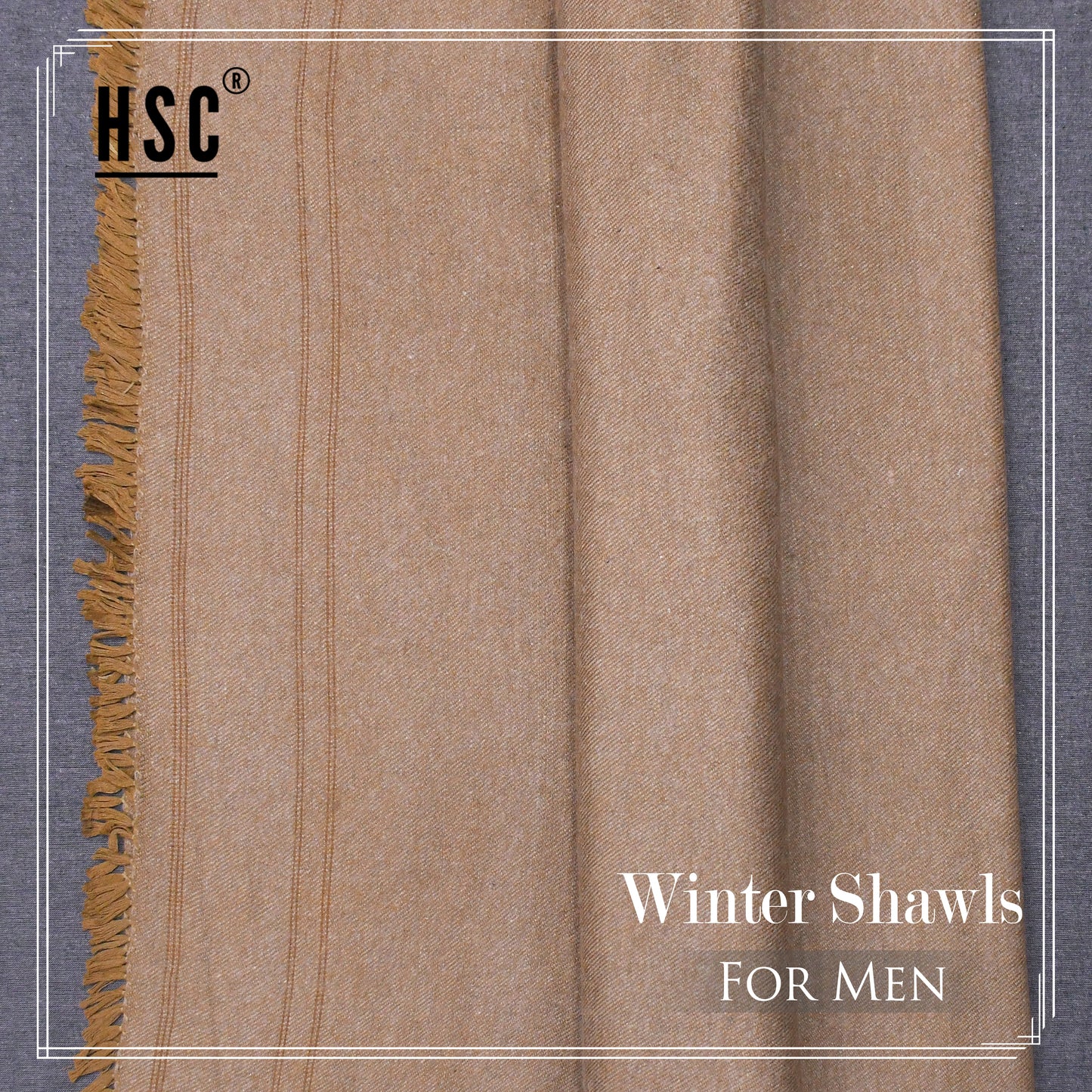 Winter Shawl For Men - WSF11