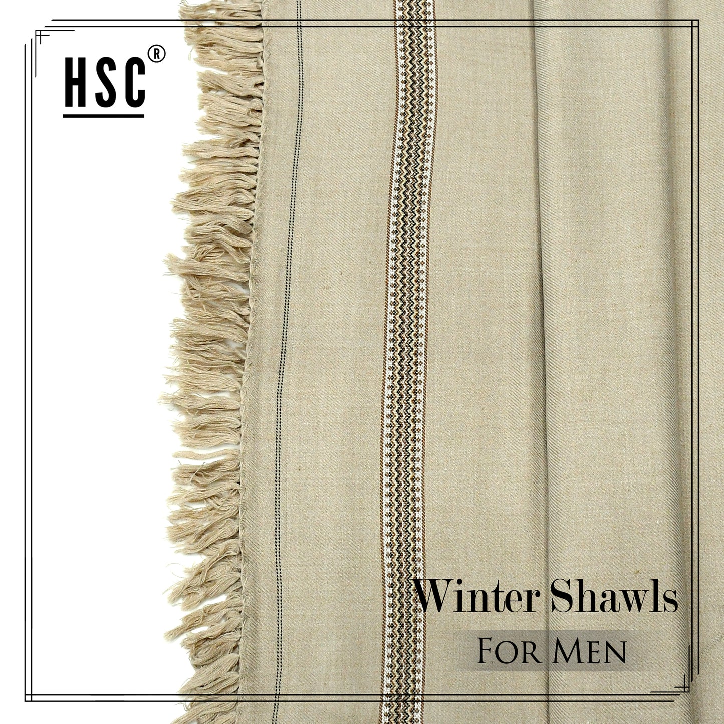 Winter Shawl For Men - WSF21