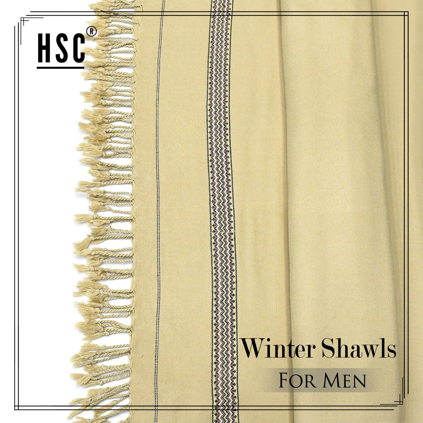 Winter Shawl For Men - WSF27